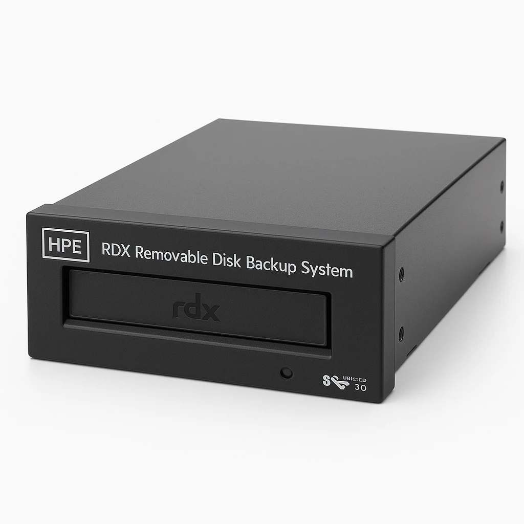 HPE RDX Removable Disk Backup System - Unidad de disco - cartucho RDX - SuperSpeed USB 3.0 - interna - 5.25"