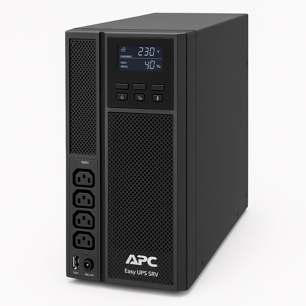 APC Easy UPS SRV SRV3KI - UPS - CA 230 V - 2400 vatios - 3000 VA - USB, RS-232 - conectores de salida: 7