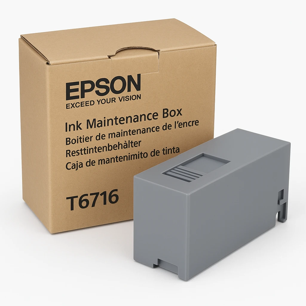 Epson T6716 - Caja de mantenimiento de tinta - para WorkForce Pro ET-8700, WF-C529R, WF-C5790, WF-C579R, WF-M5298DW, WF-M5299, WF-M5799