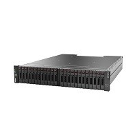 Lenovo ThinkSystem DS4200 SFF FC/iSCSI Dual Controller Unit - Orden unidad de disco duro - 24 compartimentos (SAS-3) - 8Gb Fibre Channel, iSCSI (1 GbE), iSCSI (10 GbE), 16Gb Fibre Channel (ex