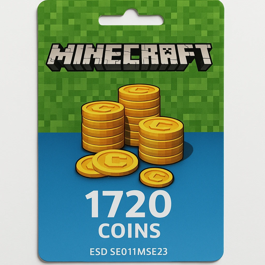 Minecraft - Divisa virtual - 1720 monedas - ESD