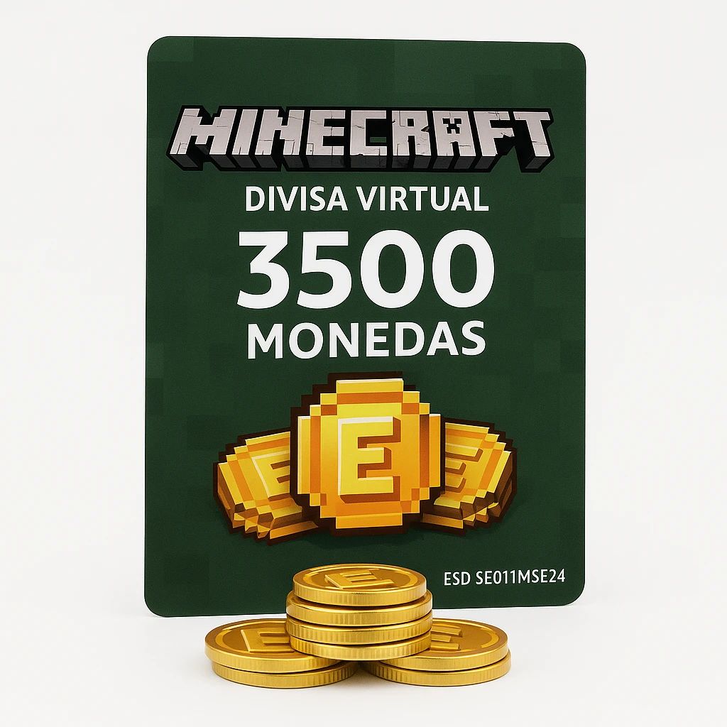 Minecraft - Divisa virtual - 3500 monedas - ESD