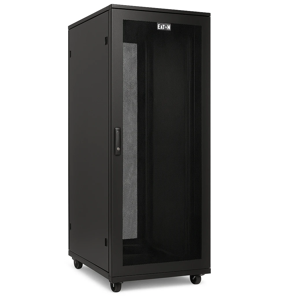 Eaton Tripp Lite Series 42U Rack Enclosure Server Cabinet 47.25" Deep w/ Doors & Sides - Rack armario - negro - 42U