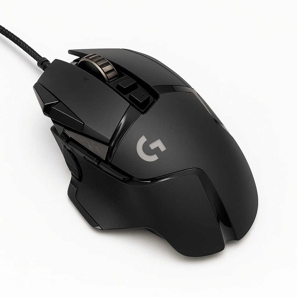 Logitech Gaming Mouse G502 (Hero) - Ratón - óptico - 11 botones - cableado - USB