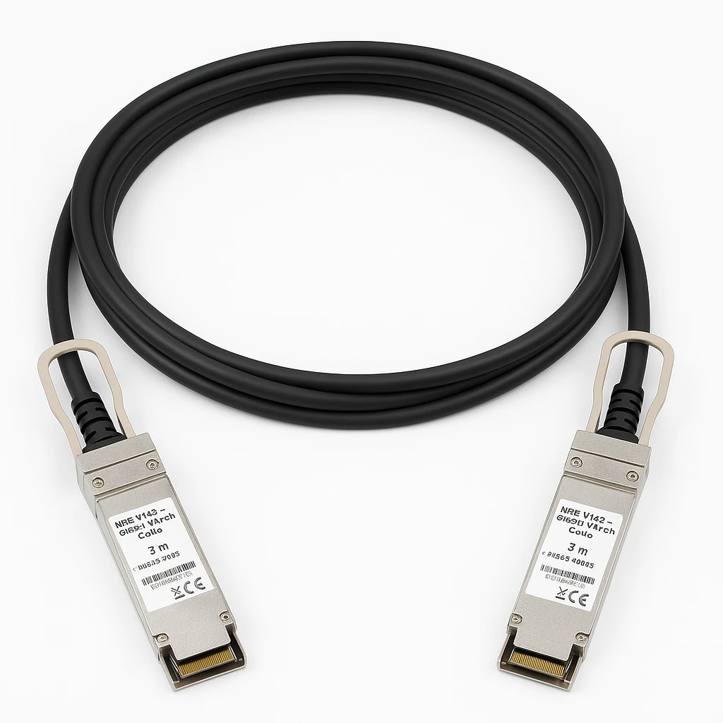 HPE X142 - Cable de conexión directa 40GBase - QSFP+ a QSFP+ - 3 m - para HPE Aruba 2930M 24, 8325-32C, 8325-48Y8C; CX 10000, 8360-12C V2, 8360-16Y2C V2