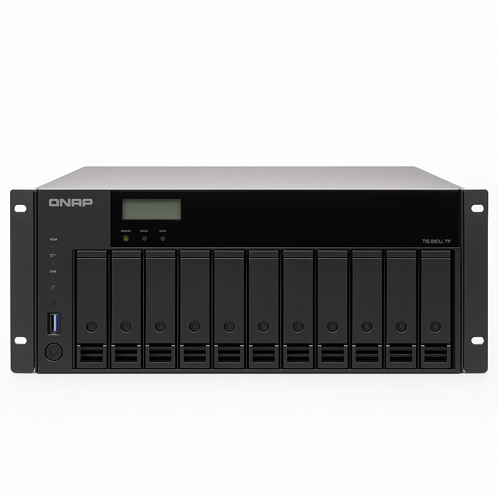 QNAP TS-853BU-RP - Servidor NAS - 8 compartimentos - montaje en bastidor - SATA 6Gb/s - RAID RAID 0, 1, 5, 6, 10, JBOD, 5 Hot Spare, intercambio en caliente 6, 10 repuesto rápido - RAM 8 GB -