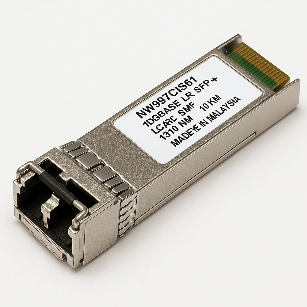 Cisco - Módulo de transceptor SFP+ - 10GbE - 10GBase-LR - modo simple LC/PC - hasta 10 km - 1310 nm - para Catalyst ESS9300, Switch Module 3012, Switch Module 3110G, Switch Module 3110X; Nexu
