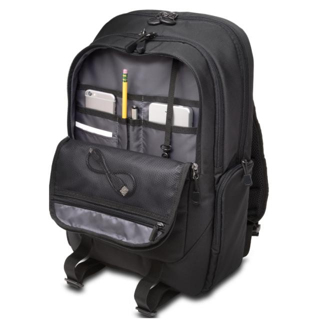 Kensington - Carrying backpack - 15.6" - Durable fabric - Black