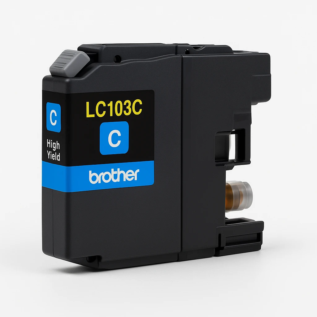 Brother LC103C - Alto rendimiento - cián - original - cartucho de tinta - para Brother DCP-J152, MFC-J245, J285, J450, J470, J475, J650, J6520, J6720, J6920, J870, J875