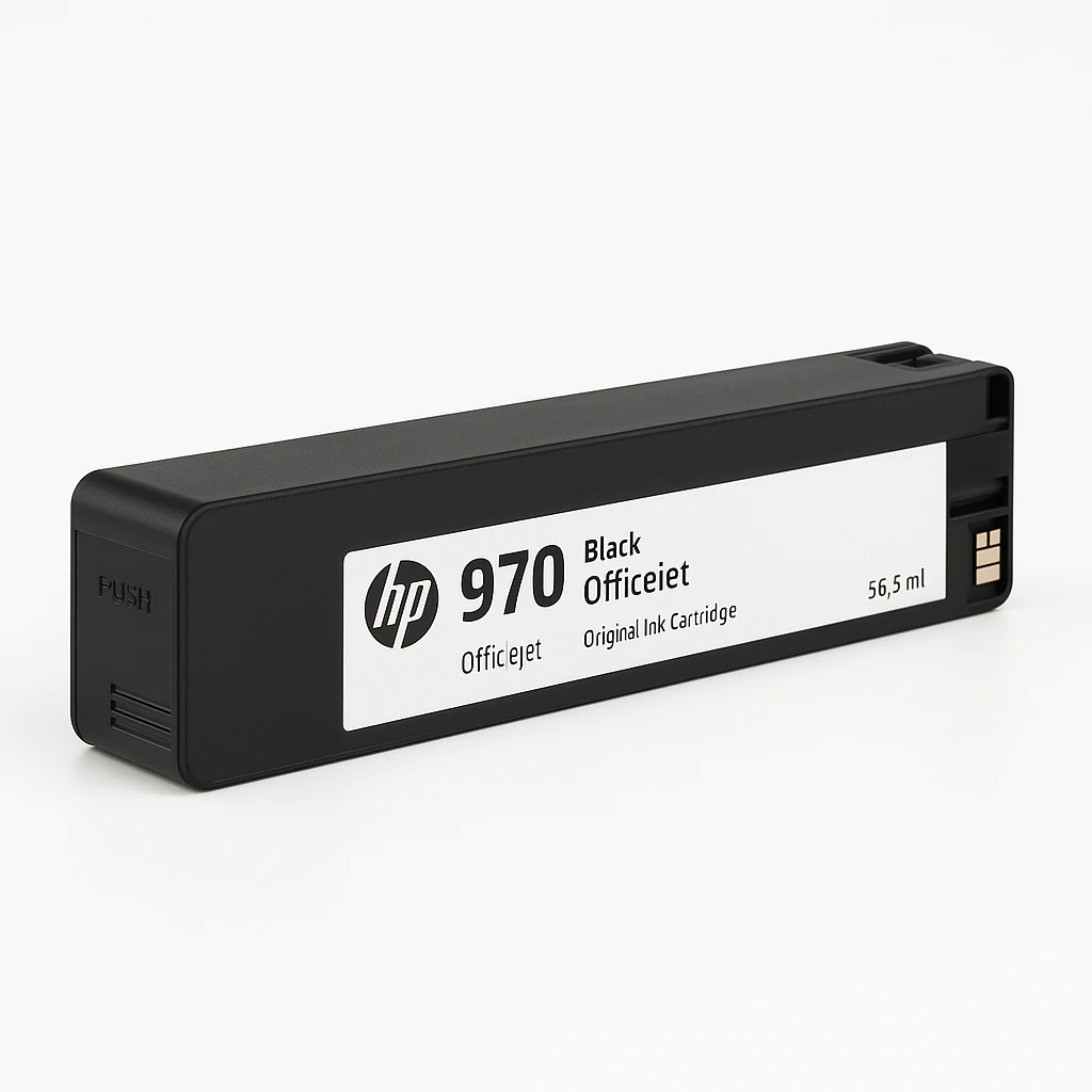 HP 970 - 56.5 ml - negro - original - Officejet - cartucho de tinta - para Officejet Pro X451dn, X451dw, X476dn MFP, X476dw MFP, X551dw, X576dw MFP