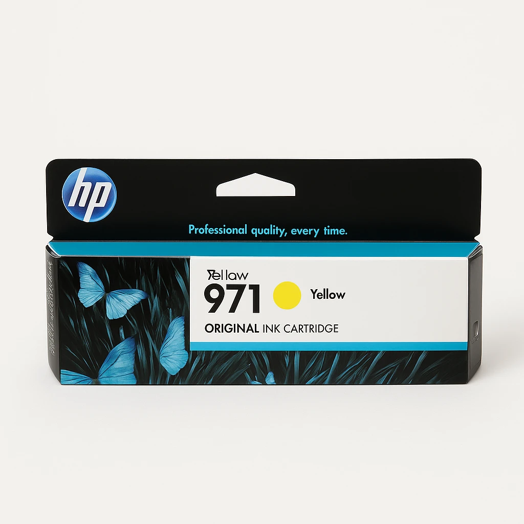 HP 971 - 32 ml - amarillo - original - cartucho de tinta - para Officejet Pro X451dn, X451dw, X476dn MFP, X476dw MFP, X551dw, X576dw MFP