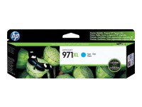 HP 971XL - 86.5 ml - Alto rendimiento - cián - original - Officejet - cartucho de tinta - para Officejet Pro X451dn, X451dw, X476dn MFP, X476dw MFP, X551dw, X576dw MFP