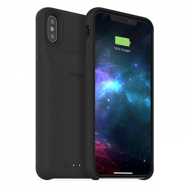 mophie Juice Pack access - Caja de batería para teléfono móvil - policarbonato - negro - para Apple iPhone X, XS