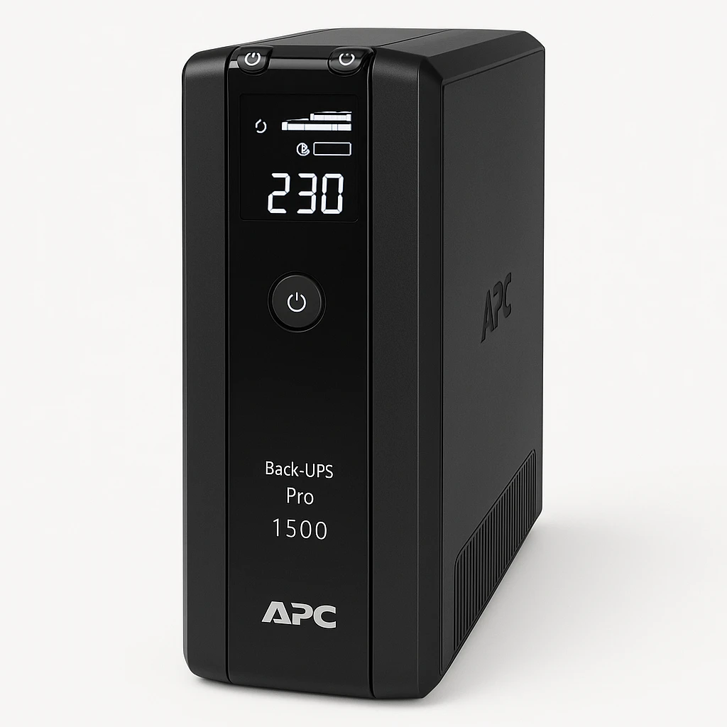 APC Back-UPS Pro 1500 - UPS - CA 230 V - 865 vatios - 1500 VA - RS-232, USB - conectores de salida: 10 - negro