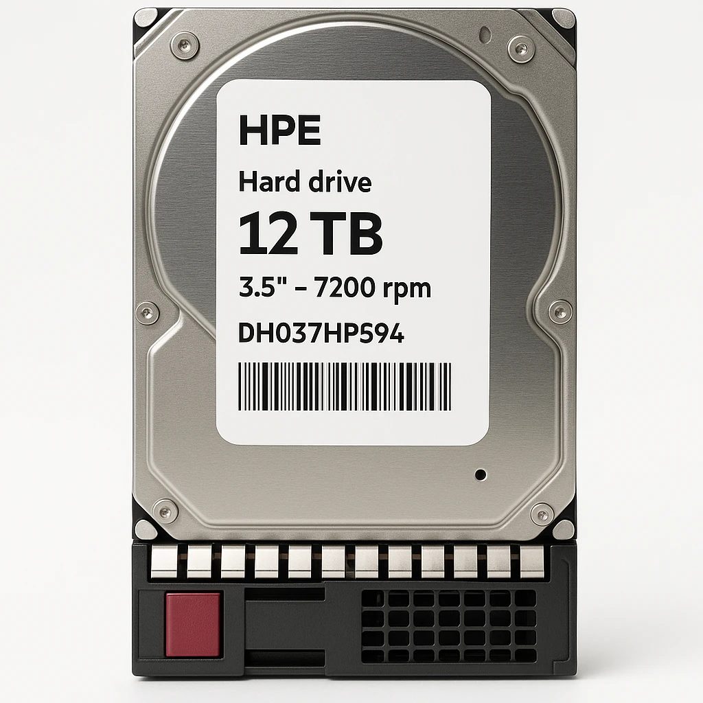 HPE - Hard drive - 12 TB - 3.5" - 7200 rpm