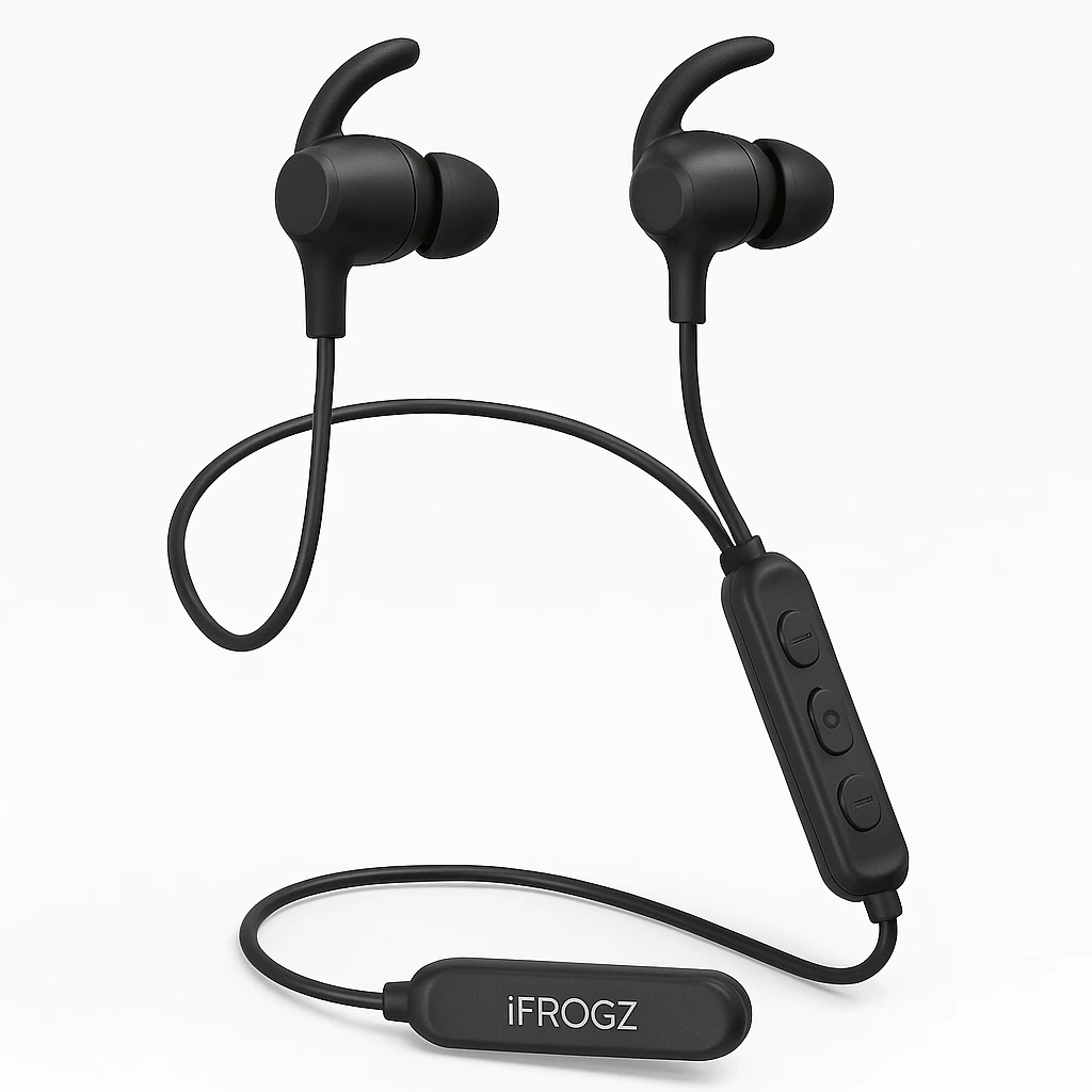 ifrogz FreeRein 2 - Auriculares internos con micro - en oreja - Bluetooth - inalámbrico - negro