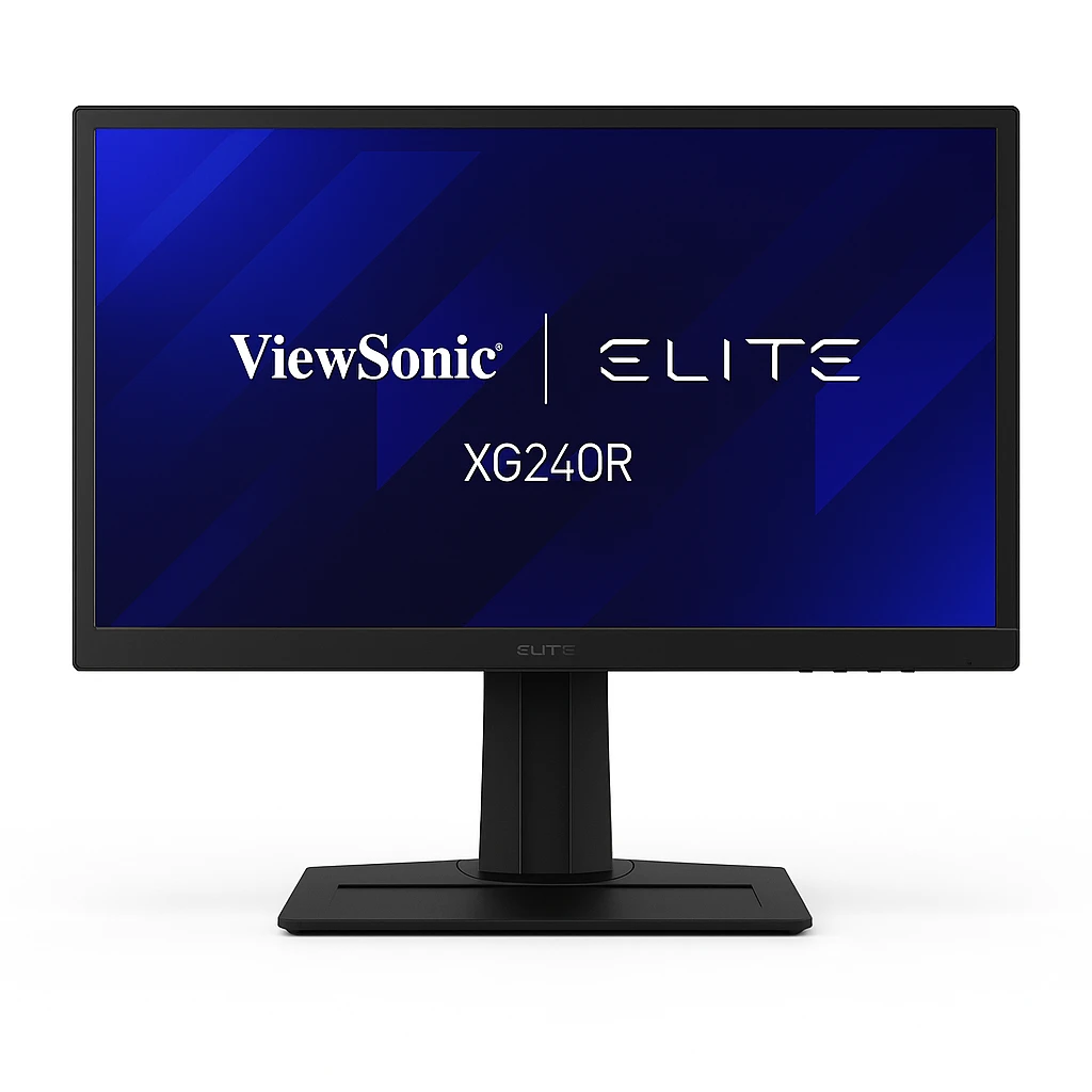 ViewSonic ELITE Gaming XG240R - Monitor LED - gaming - 24" - 1920 x 1080 Full HD (1080p) @ 144 Hz - TN - 350 cd/m² - 1000:1 - 1 ms - 2xHDMI, DisplayPort - altavoces
