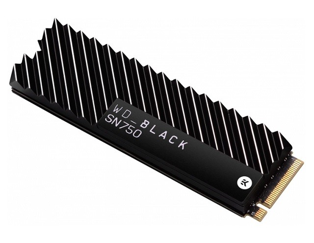 WD Black SN750 NVMe SSD WDS500G3XHC - SSD - 500 GB - interno - M.2 2280 - PCIe 3.0 x4 (NVMe) - difusor de calor integrado