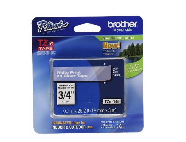 Brother TZe-S941 - Adhesivo extrarresistente - negro sobre plateado mate - rollo (1,8 cm x 8 m) 1 cinta(s) tipo laminado - para Brother PT-D600; P-Touch PT-1880, D450, D800, E550, E800, P900,