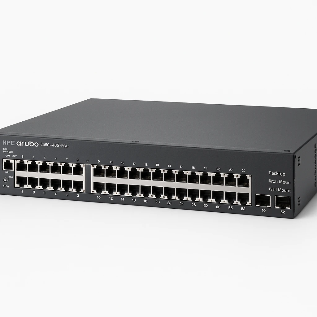 HPE Aruba 2530-48G-PoE+ - Conmutador - Gestionado - 48 x 10/100/1000 (PoE+) + 4 x Gigabit SFP - sobremesa, montaje en rack, montaje en pared - PoE+