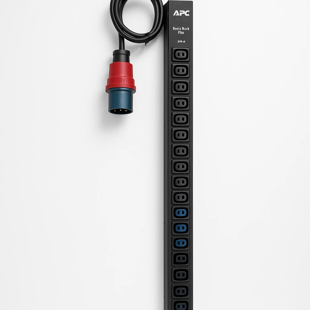 APC Basic Rack PDU Zero U - Unidad de distribución de alimentación (montaje en bastidor) - CA 230 V - input: IEC 60309 - conectores de salida: 24 (power IEC 60320 C13, IEC 60320 C19) - 0U - 3