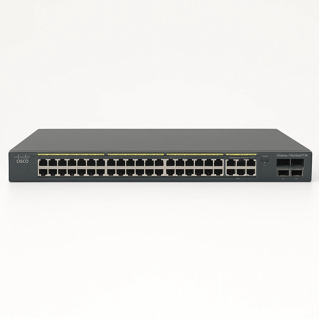 Cisco Catalyst 2960X-48TD-L - Conmutador - Gestionado - 48 x 10/100/1000 + 2 x 10 Gigabit SFP+ - sobremesa, montaje en rack