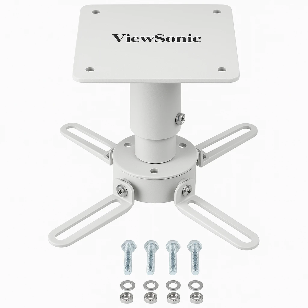 ViewSonic - Kit de montaje (placa para techo) - para proyector - se puede instalar en el techo - para ViewSonic LS600, LS750, LS850, LS860, LS900, PG706, PG707, PX701, PX703, PX727, X10, X100