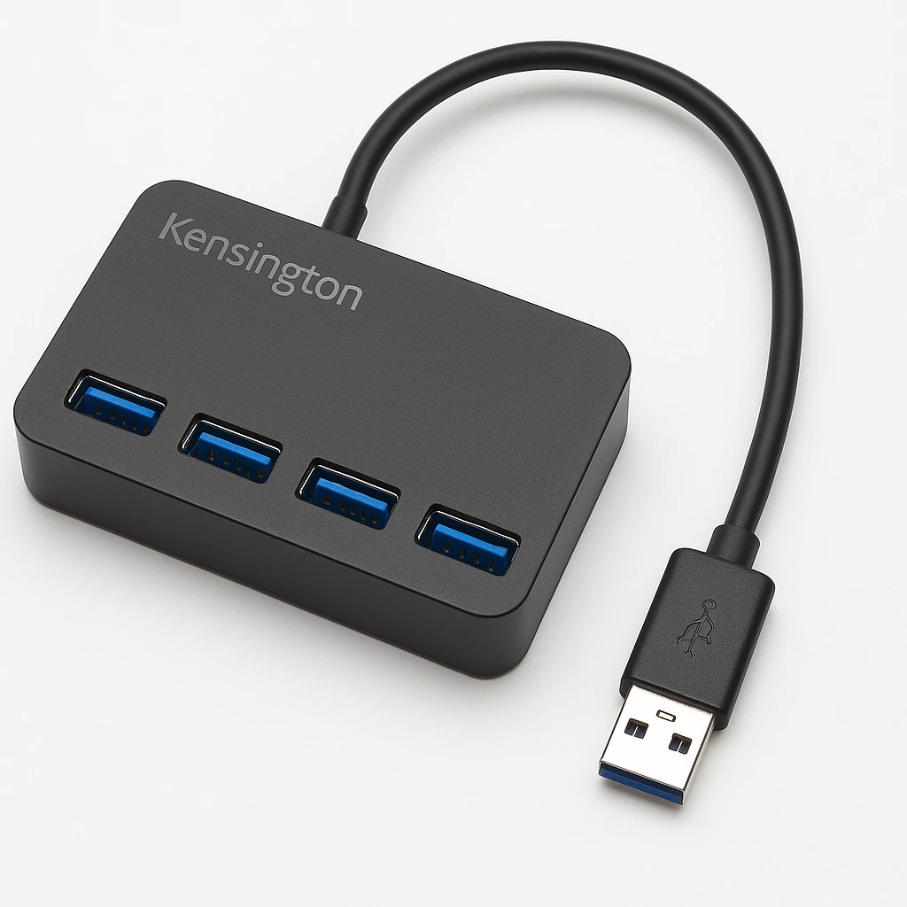 Kensington UH4000 - Hub - 4 x SuperSpeed USB 3.0 - sobremesa