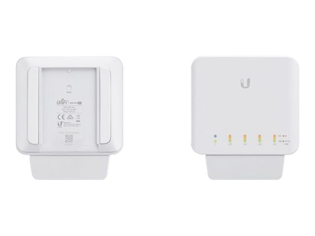 Ubiquiti UniFi Switch USW-FLEX - Conmutador - Gestionado - 4 x 10/100/1000 (PoE) + 1 x 10/100/1000 (PoE) - montaje en pared, montaje en mástil - PoE (46 W)