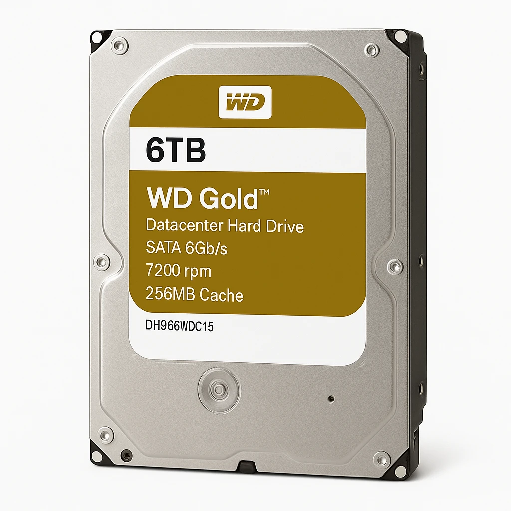WD Gold WD6003FRYZ - Disco duro - 6 TB - interno - 3.5" - SATA 6Gb/s - 7200 rpm - búfer: 256 MB