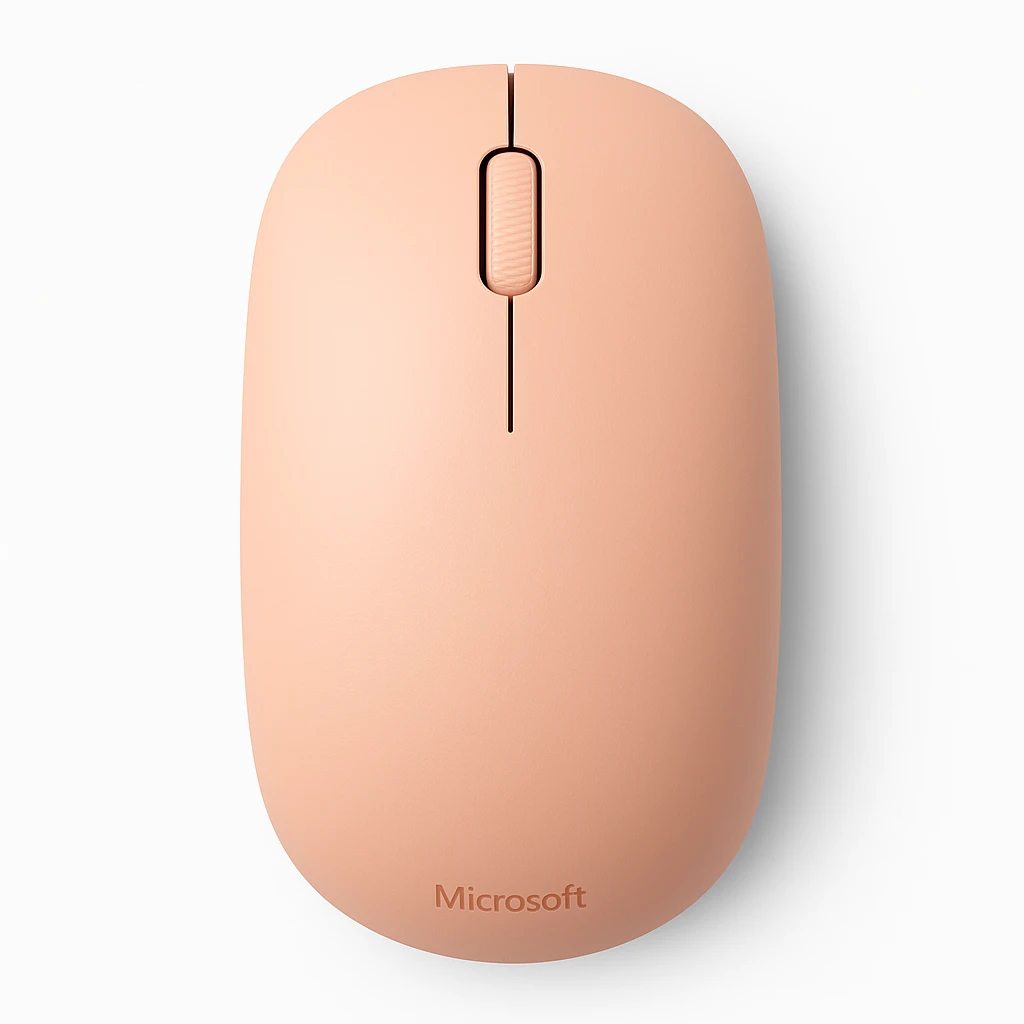 Microsoft Bluetooth Mouse - Ratón - óptico - 3 botones - inalámbrico - Bluetooth 5.0 LE - durazno