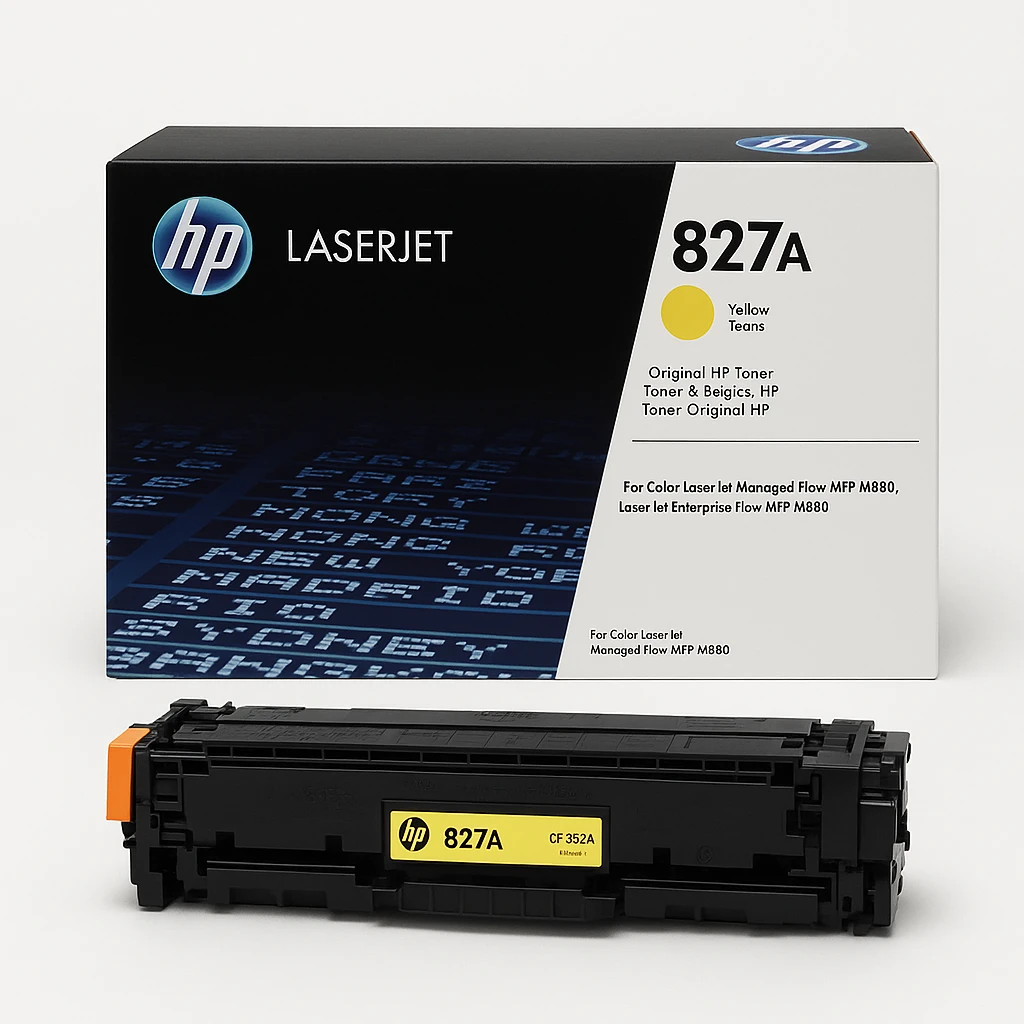 HP 827A - Amarillo - original - LaserJet - cartucho de tóner (CF302A) - para Color LaserJet Managed Flow MFP M880; LaserJet Enterprise Flow MFP M880