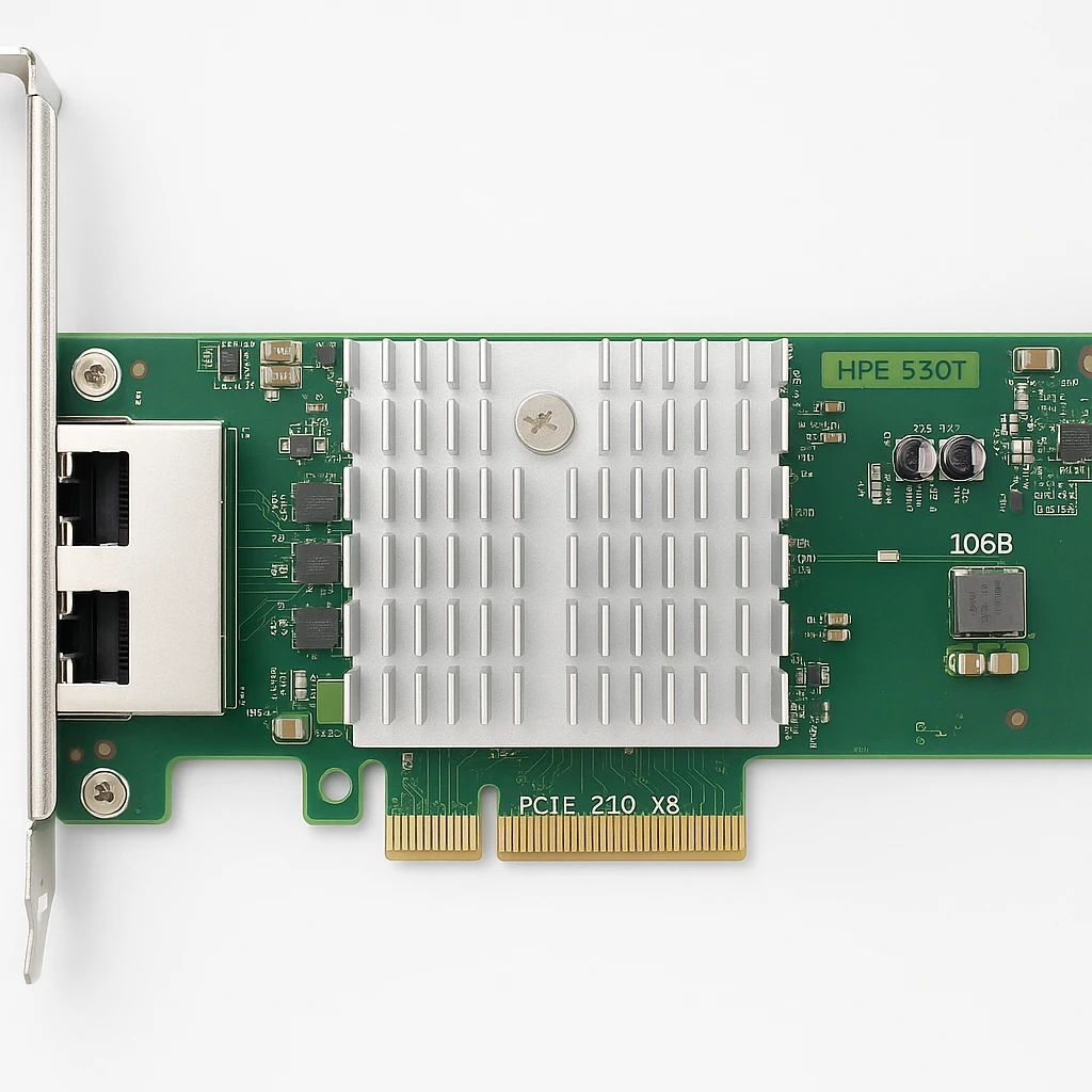 HPE 530T - Adaptador de red - PCIe 2.0 x8 - 10Gb Ethernet - para Apollo 4200 Gen10; ProLiant DL360 Gen10, DL388p Gen8
