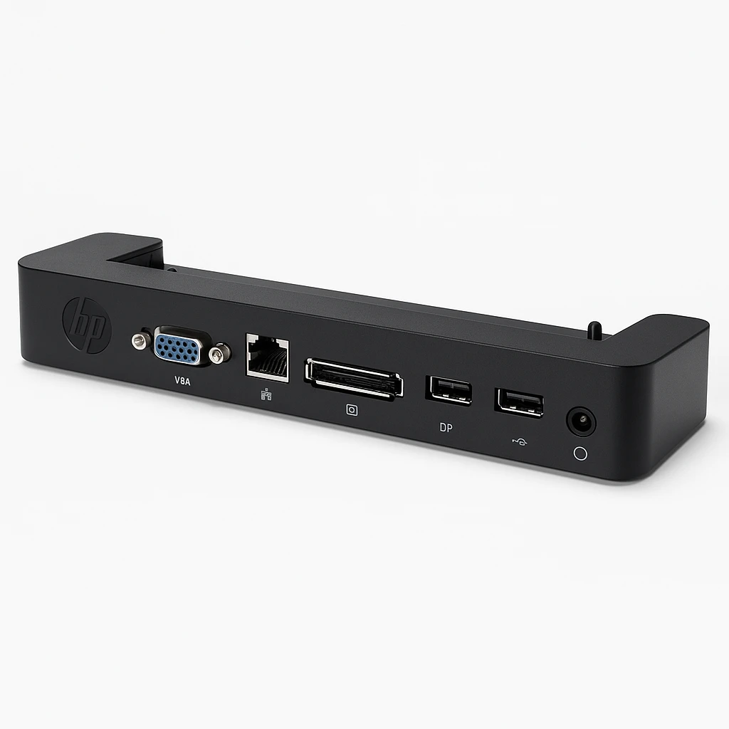 HP UltraSlim Docking Station 2013 - Estación de conexión - VGA, 2 x DP - 65 vatios - Estados Unidos