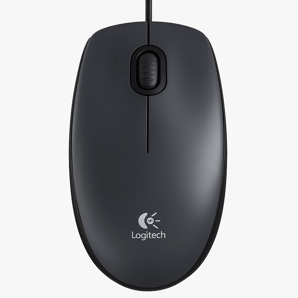 Logitech M90 - Ratón - diestro y zurdo - óptico - cableado - USB