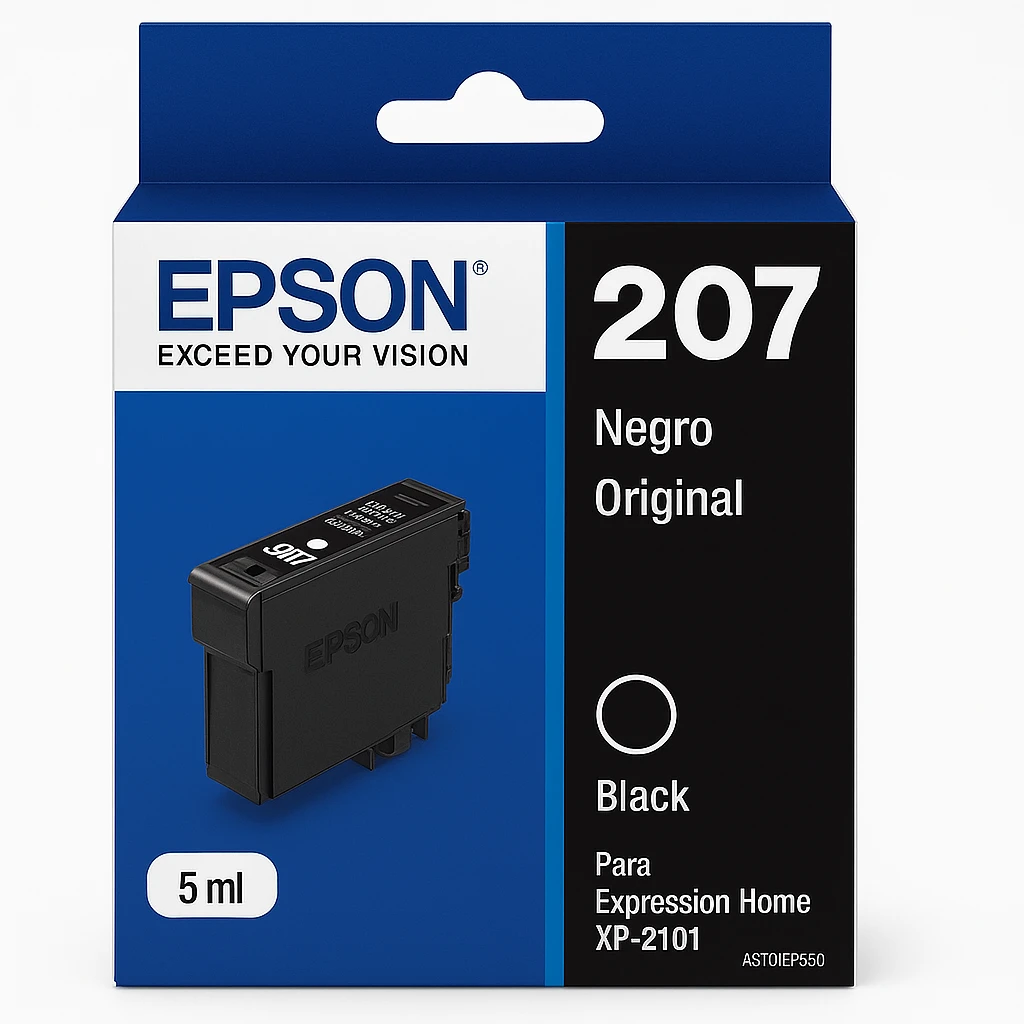 Epson T207 - 5 ml - negro - original - cartucho de tinta - para Expression Home XP-2101