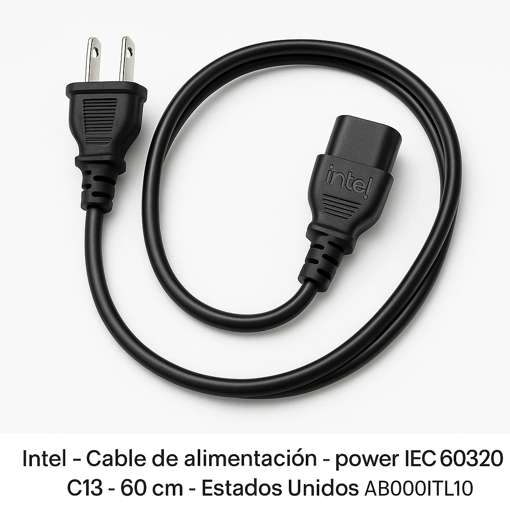 Intel - Cable de alimentación - power IEC 60320 C13 - 60 cm - Estados Unidos