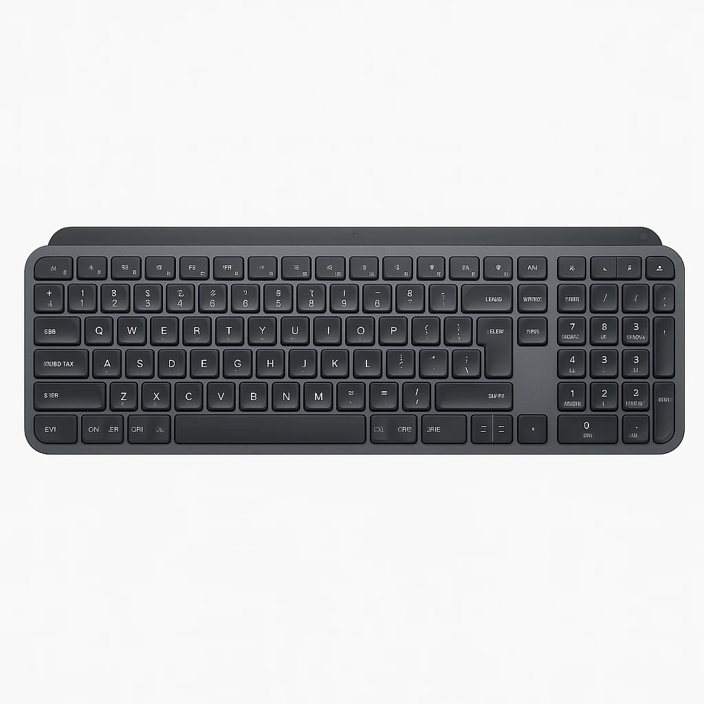 Logitech MX Keys - Teclado - retroiluminación - Bluetooth, 2.4 GHz