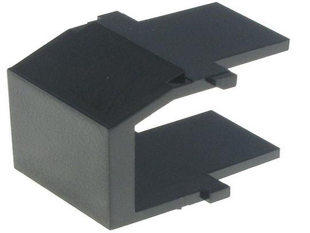 Panduit NetKey - blank module - black