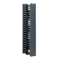 Panduit NetRunner - Panel de organización de cables para bastidor (vertical) - negro - 45U