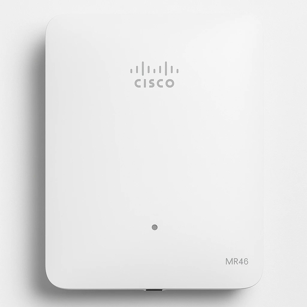 Cisco Meraki MR46 - Punto de acceso inalámbrico - Wi-Fi 6 - 2.4 GHz, 5 GHz - alimentación CC - gestionado a través de la nube