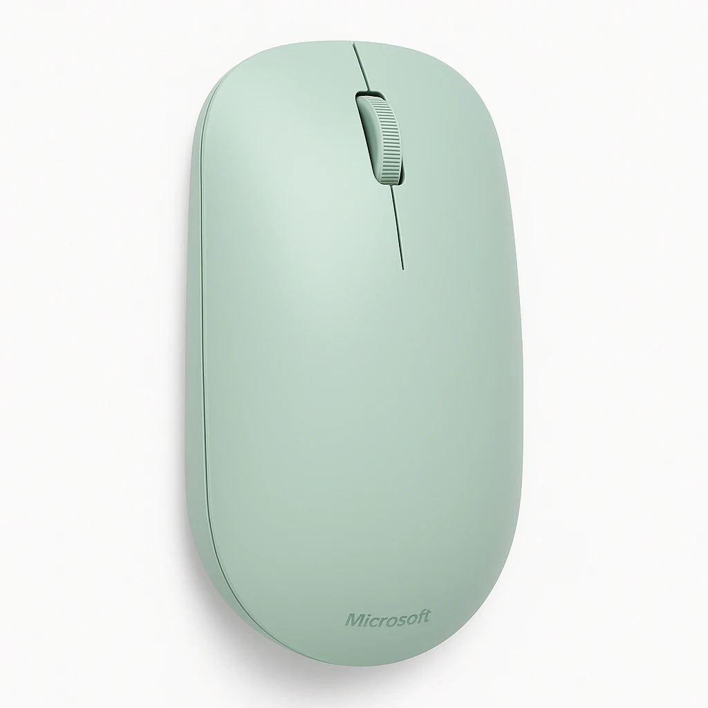 Microsoft Modern Mobile Mouse - Ratón - diestro y zurdo - óptico - 3 botones - inalámbrico - Bluetooth 4.2 - menta