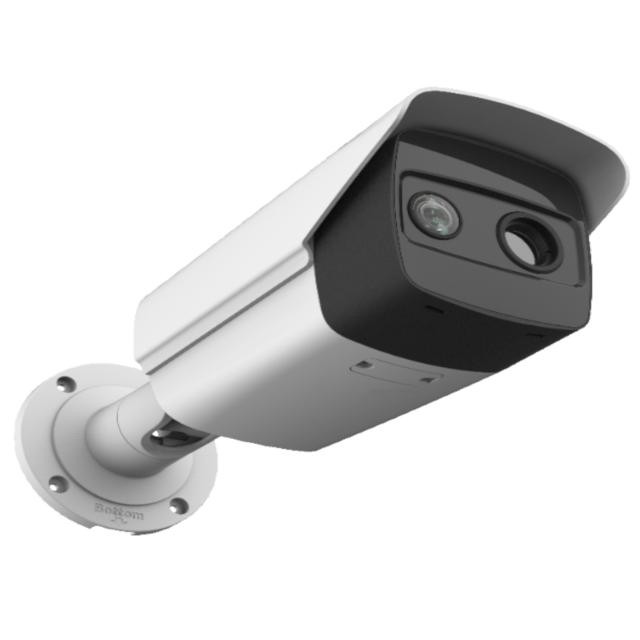Hikvision Thermographic Bullet Body Temperature Measurement Camera DS-2TD2617B-6/PA - Cámara de videovigilancia de red/térmica - color (Día y noche) - 2688 x 1520 (óptico) / 160 x 120 (térmic