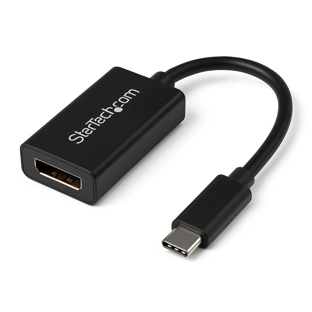 StarTech.com USB C to DisplayPort Adapter, 8K/5K/4K USB Type C to DP 1.4 Alt Mode Video Converter, HBR3/DSC/HDR, 8K 60Hz, Thunderbolt 3 Compatible DisplayPort 1.4 Monitor Display Adapter - 8K