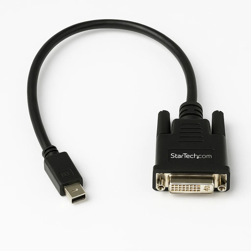 StarTech.com Cable 91cm Adaptador de Vídeo DisplayPort a DVI - Conversor - Mini DP Macho - DVI-D Macho - Hasta 1920x1200 - Pasivo - Negro - Cable del monitor - DisplayPort (M) a DVI-D (M) - 9
