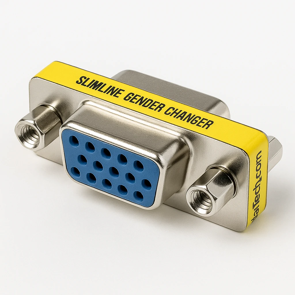 StarTech.com Cambiador de Género Delgado DB9 Serie Hembra a Hembra - Cambiador de macho a hembra para serie - DB-9 (H) a DB-9 (H) - para P/N: ICUSB2324852, ICUSB422, NETRS232, NETRS2321P, NET