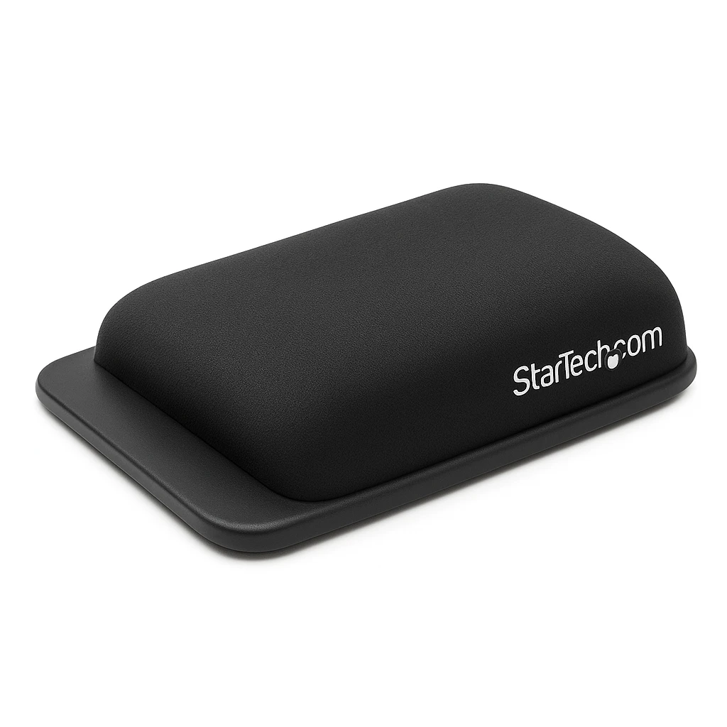 StarTech.com Cojín Reposamuñecas Deslizante de Escritorio - Almohadilla para Muñeca Ergonómico - Soporte Acolchado - (ROLWRSTRST) - Reposamuñecas - Conforme a la TAA