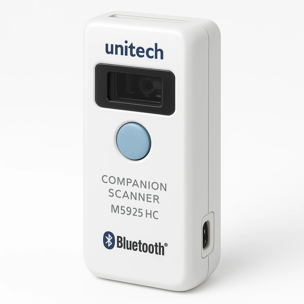 Unitech Companion Scanner MS925 HC - Escáner de código de barras - portátil - creador de imágenes 2D - 60 imágenes / segundo - descodificado - Bluetooth 2.1 EDR, USB