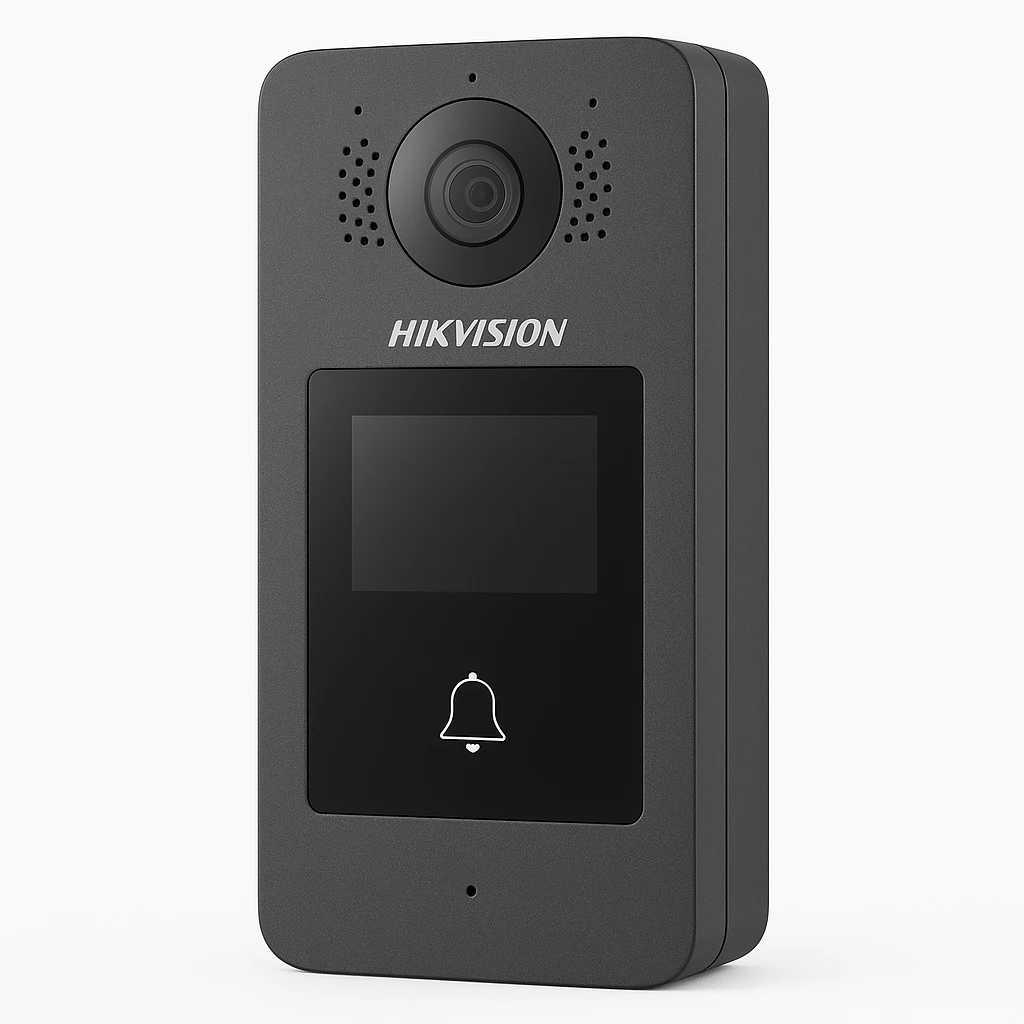 Hikvision DS-KV6113-WPE1 - Terminal de control de acceso con cámara - inalámbrico, cableado - Wi-Fi - 2.4 Ghz - 10/100 Ethernet