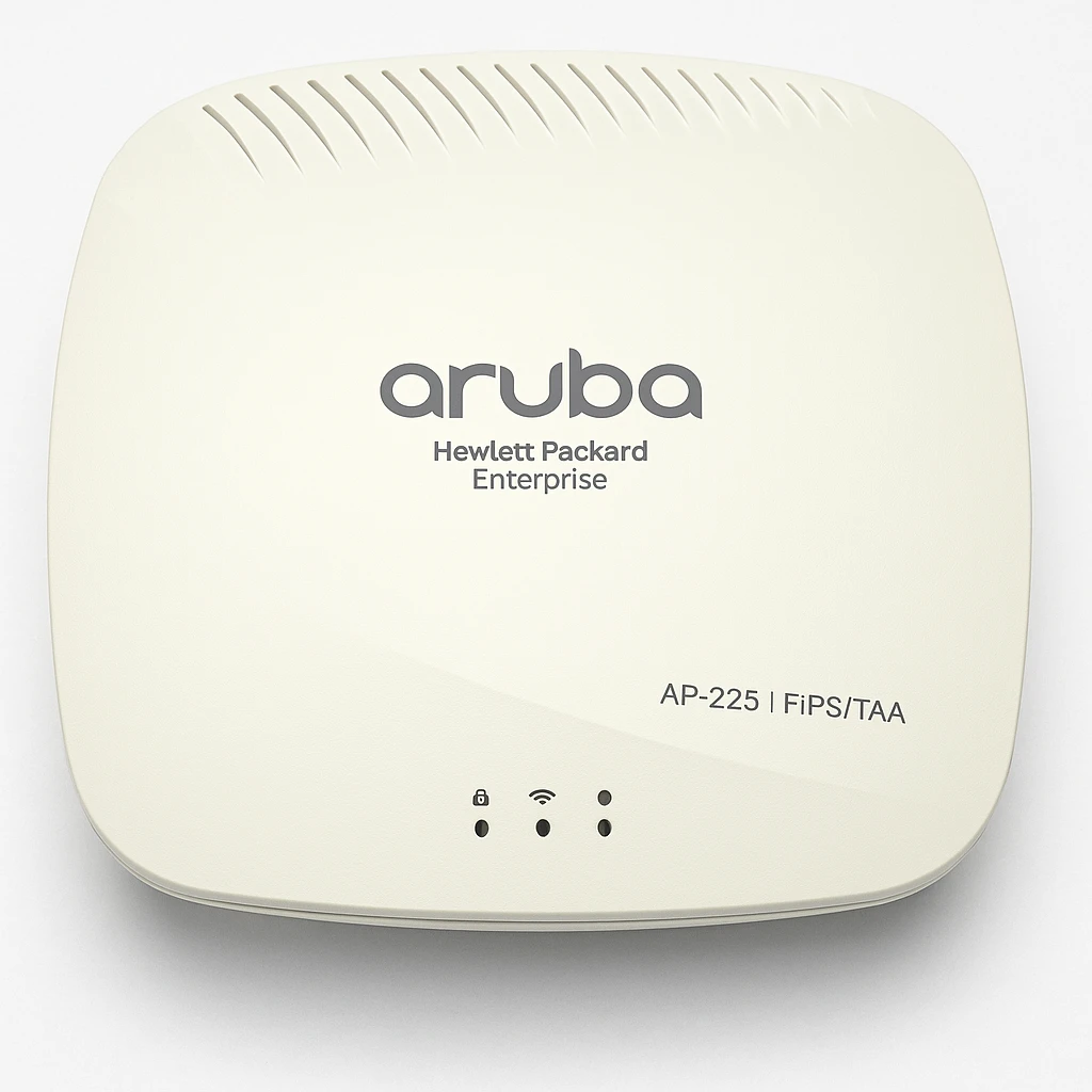 HPE Aruba AP-225 FIPS/TAA - Punto de acceso inalámbrico - Wi-Fi 5 - 2.4 GHz, 5 GHz - en el techo - Conforme a la TAA